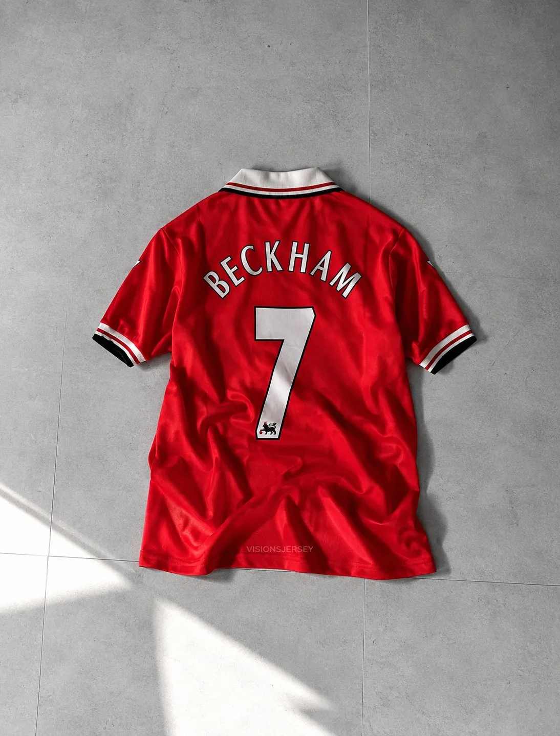 Beckham Manchester United 1998-99 Type Home Retro Jersey – photo 2