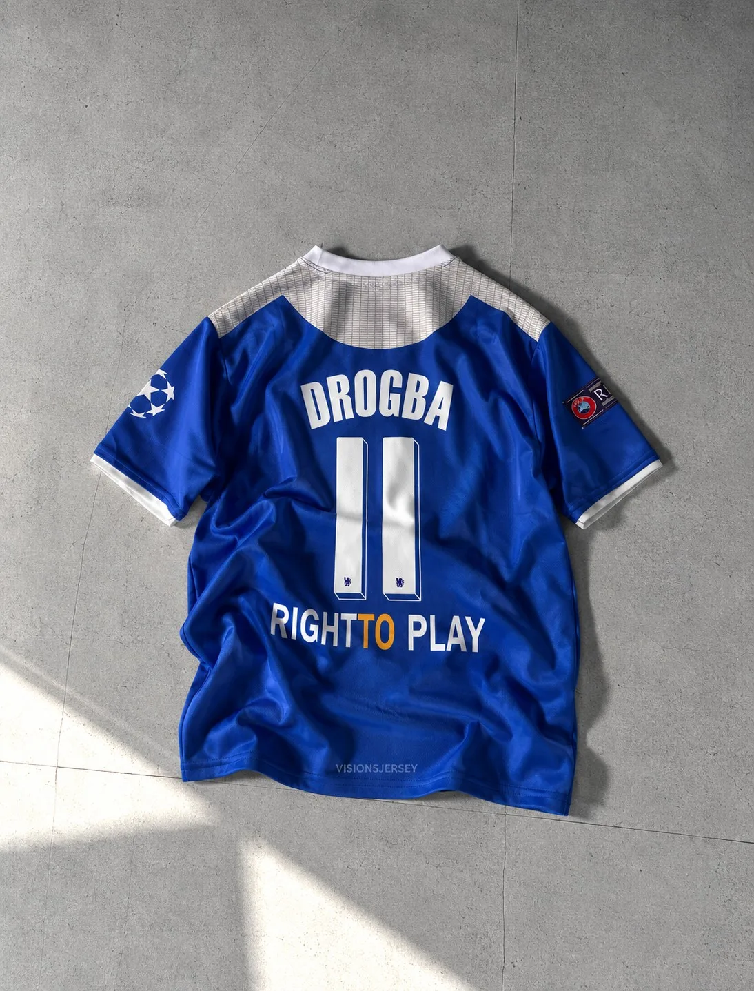 Drogba Chelsea 2012 Best UCL Final Edition Retro Jersey – photo 2