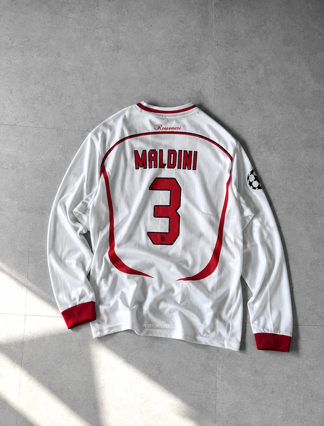Maldini AC Milan 2006-07 UCL Final Edition Retro Jersey – photo 2
