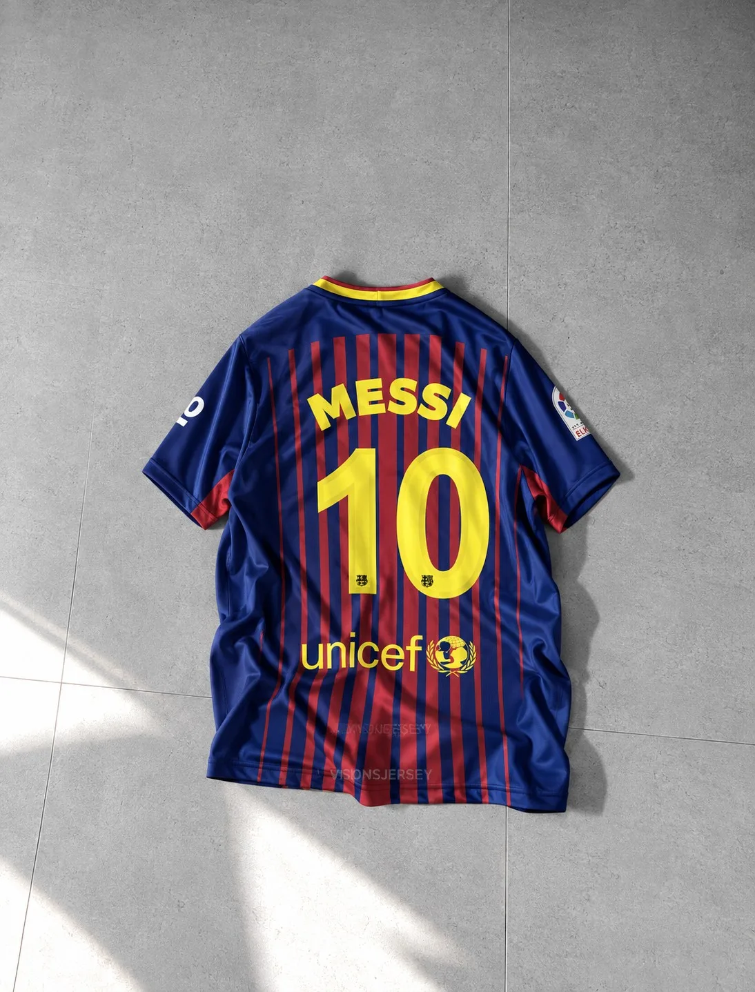 Messi Barcelona 2018 Copadelray Final Edition Retro Jersey – photo 2