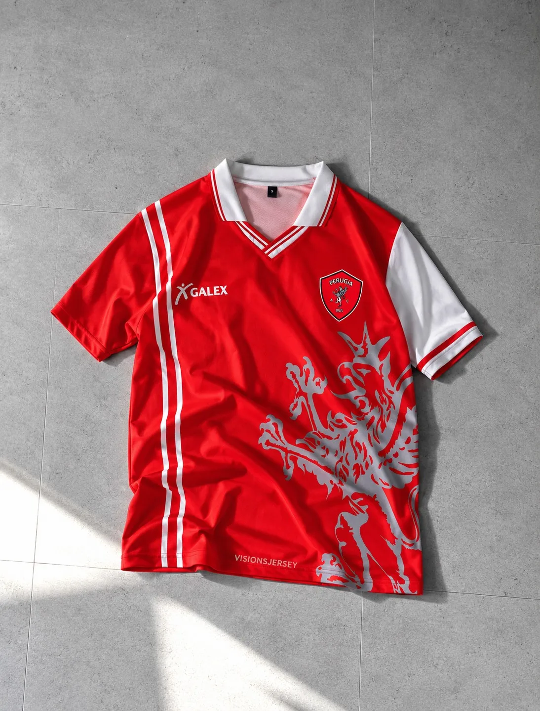 Nakata AC Perugia Five Sleeve Collar Jersey