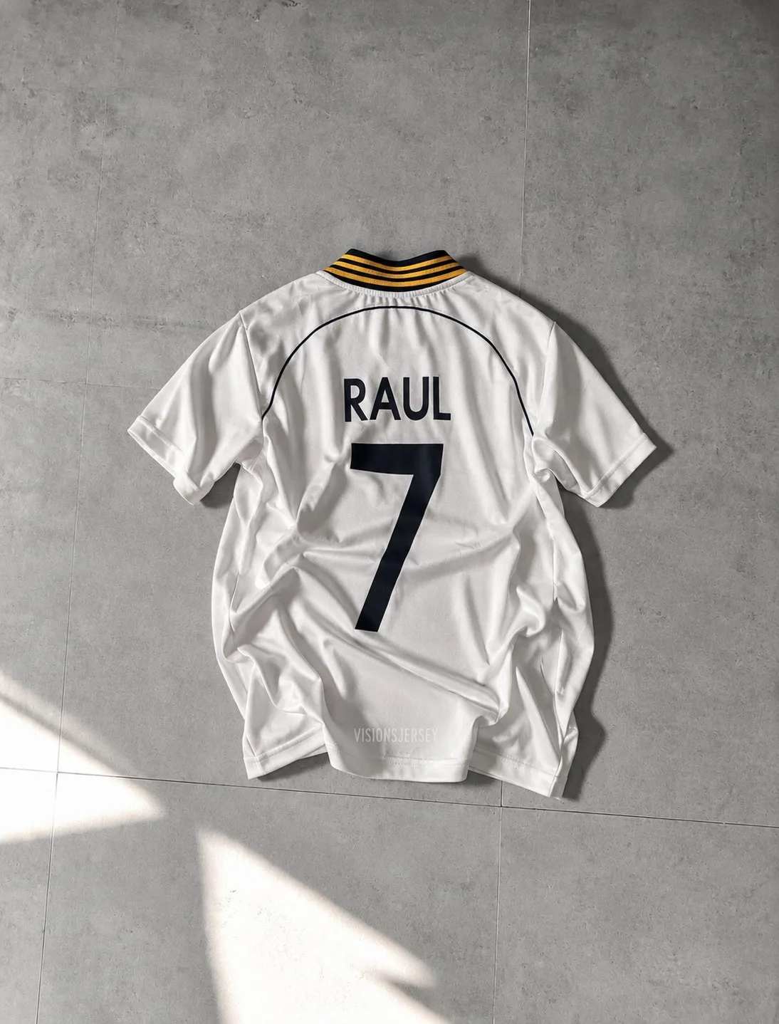 Real Madrid 1998-00 Raul Vintage Home Retro Jersey – photo 2