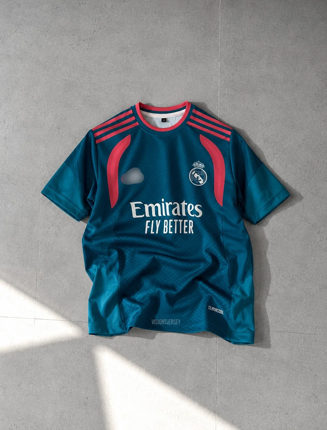 Real Madrid Trainingkit Plain Back Jersey