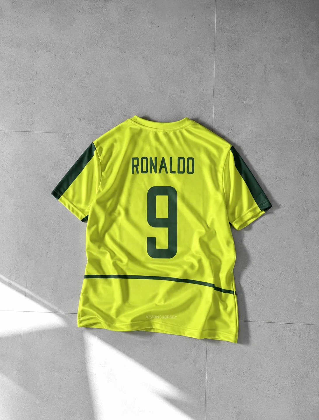 Ronaldo Brazil 2002 Home Retro Jersey – photo 2