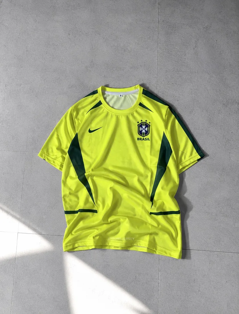Ronaldo Brazil 2002 Home Retro Jersey