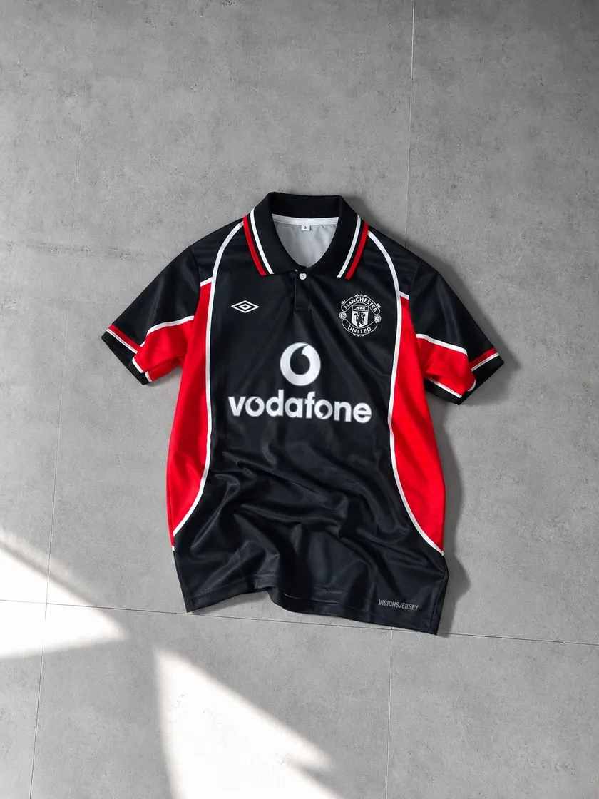 Beckham Manchester United 2000-01 Halfsleeve Third Retro Jersey